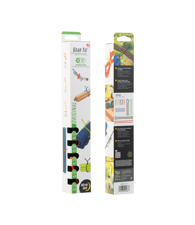 Nite Ize Gear Tie Tube Set