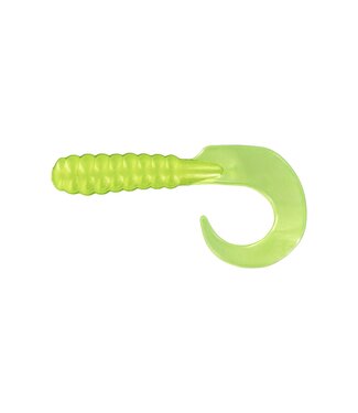 3" Curl Tail Grub Chart Pearl