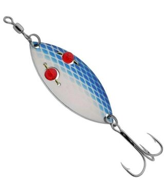 GIBBS RUBY EYE WIGGLER blue scale #3 1/2"