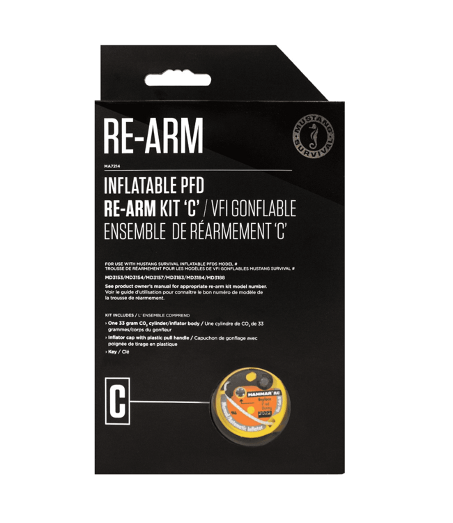 Mustang Survival MUSTANG INFLATABLE PFD RE ARM KIT MA7214
