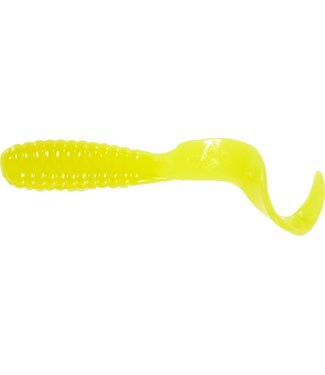 MISTER TWISTER  TEENY CURLY TAIL 2" YELLOW