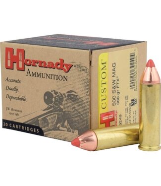 Hornady Custom Pistol Ammunition  .500 S&W - 300gr SST