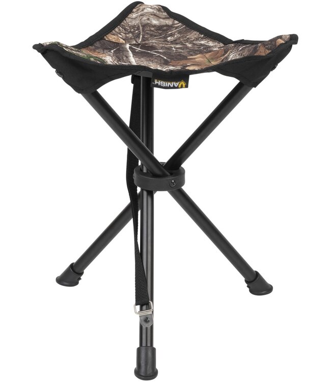 Vanish Camo Tripod Camo Stool, Realtree Edge