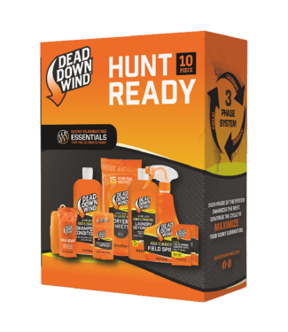 Dead Down Wind Hunt Ready Kit 10pc Hygiene Laundry Field