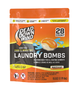 Dead Down Wind Dead Down Wind Laundry Bombs Scent Free Odor Eliminating 28 pods