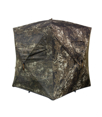 PREVUE EVO Ground Blind 53x53 Footprint 62in Width 66in Tall Veil Canyon Grey