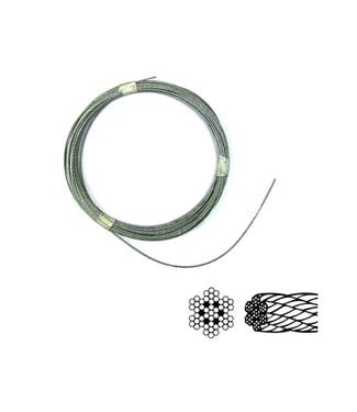 Halford Halfords Cable 1/8in 7X7 Strand 250ft Roll