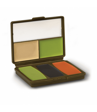 Hunters Specialties Camo Compac 5 Color Military Makeup Kit Green/Brown/Black/Sand