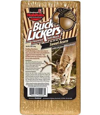 Buck Lickers Sweet Acorn and Mineral Block 4lb