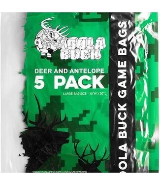 Koola Buck Light Weight Synthetic Deer Game Bags Large 10x50in  5 Pack