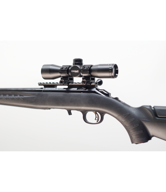 Ruger American 22LR w/ Crickett 4x32 Scope G#5330 - 18in - 10rd - Bolt - Cond: E
