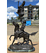 Fredrick Remington Buffalo Signal Limited Edition 18/100 Satue C-4470