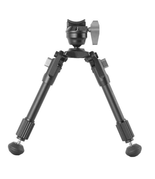 Carbon Pivoting Bipod w/Ball Head & ARCA Rail Attachment 10.5"-14"