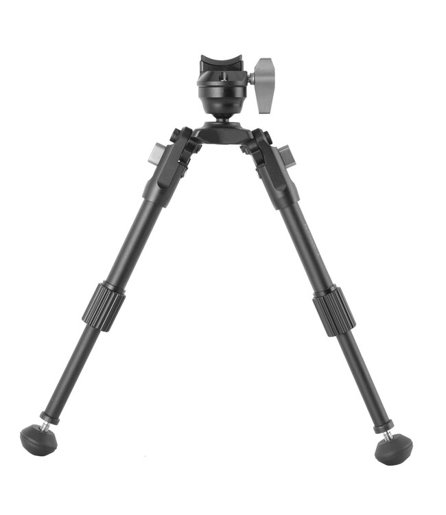 Carbon Pivoting Bipod w/Ball Head & ARCA Rail Attachment 10.5"-14"