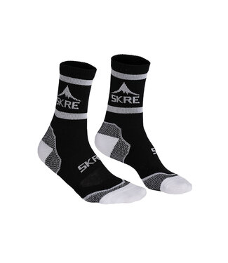 SKRE CSKRE Accelerator PRO Merino Socks  Black/White  Large