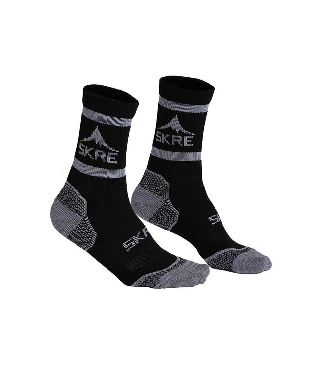 SKRE CSKRE Accelerator PRO Merino Socks  Black/White  Large