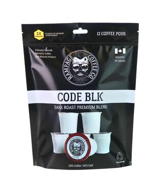 Rampage Rampage Coffee Co K-Cup Code Black  Dark Roast 12pk