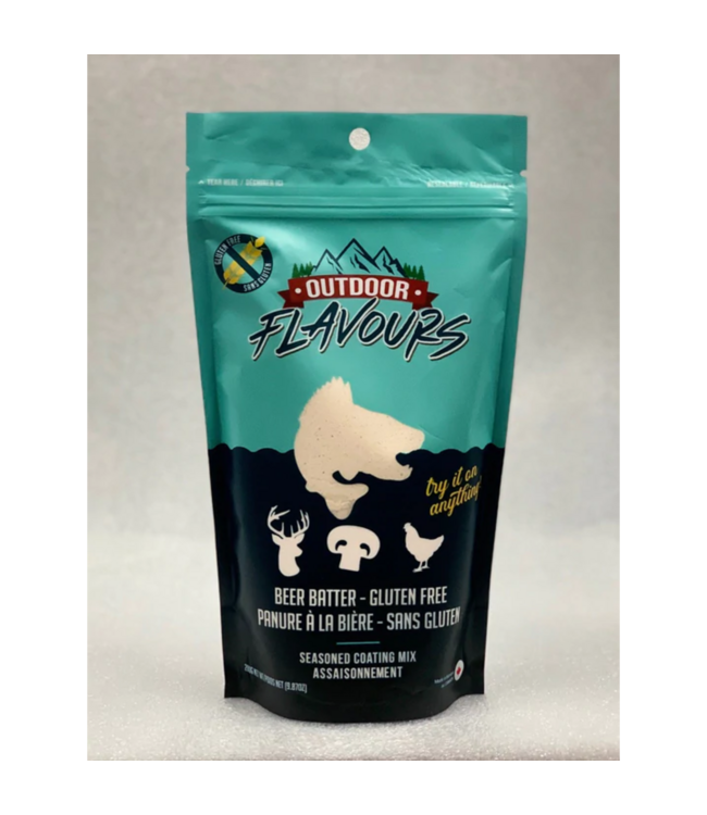 Outdoor Flavours Outdoor Flavours Beer Batter Gluten Free Seasoned Coating Mix 280gr