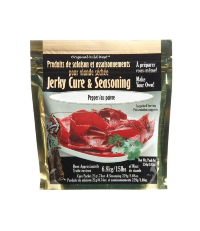 Wild West Seasonings Wild West Jerky Cure and Seasoning  Pepper 250g