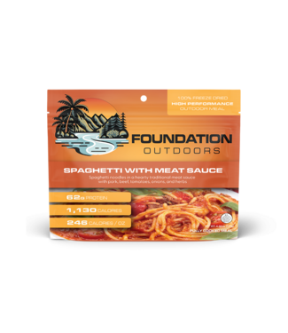 Foundation Outdoors Foundation Outdoors Spaghetti w/Meat Sauce 130g