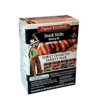 Wild West Seasonings Wild West Snack Sticks Making Kit Family Favorites Variety Pack