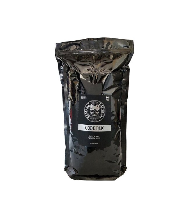 Rampage Rampage Coffee Co Pre Ground Coffee 360g Diet Code Black Dark Roast