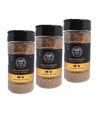 Rampage Coffee Co Coffee Rub  Sweet Canadian Maple