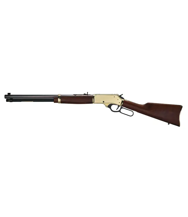 Henry H9 Big Boy Rifle 30-30 Win Large Loop Lever 6rd 20" Walnut Polished Hardened Brass