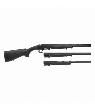 Derya Arms LTD Derya Single Shot Tri 12ga/20ga/410ga Break Action Shotgun Set 2 3/4"-3" Synthetic Black