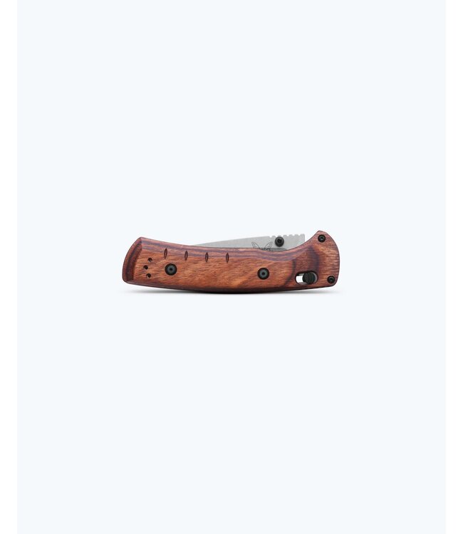 Benchmade Benchmade Slipridge AXS Clip-Point Magnacut Stabilized Wood Maple