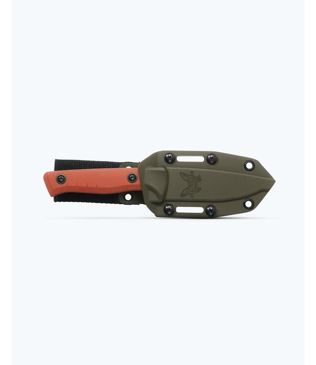 Benchmade Benchmade Slipridge Fixed with Hook Magnacut Rust Orange G10 Boltaron Sheath