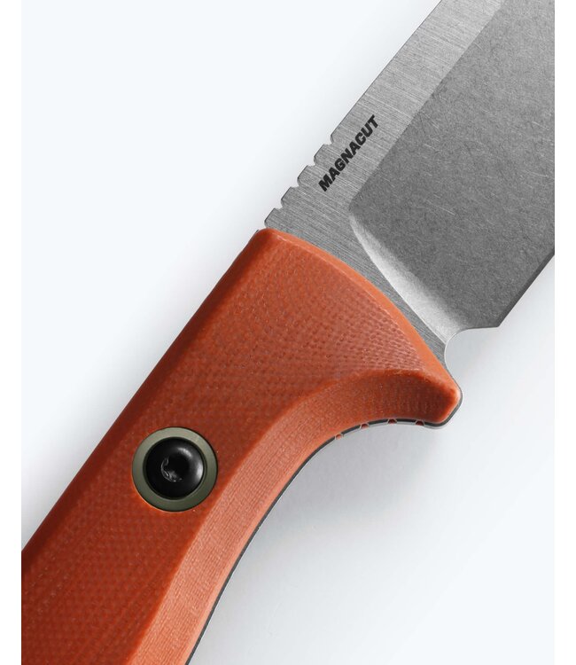Benchmade Benchmade Slipridge Fixed with Hook Magnacut Rust Orange G10 Boltaron Sheath