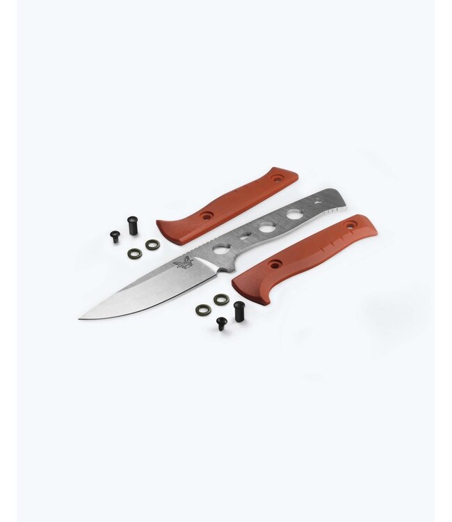Benchmade Benchmade Slipridge Fixed with Hook Magnacut Rust Orange G10 Boltaron Sheath