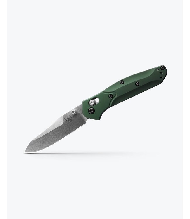 Benchmade 945 Mini Osborne  Axis  Reverse Tanto Green