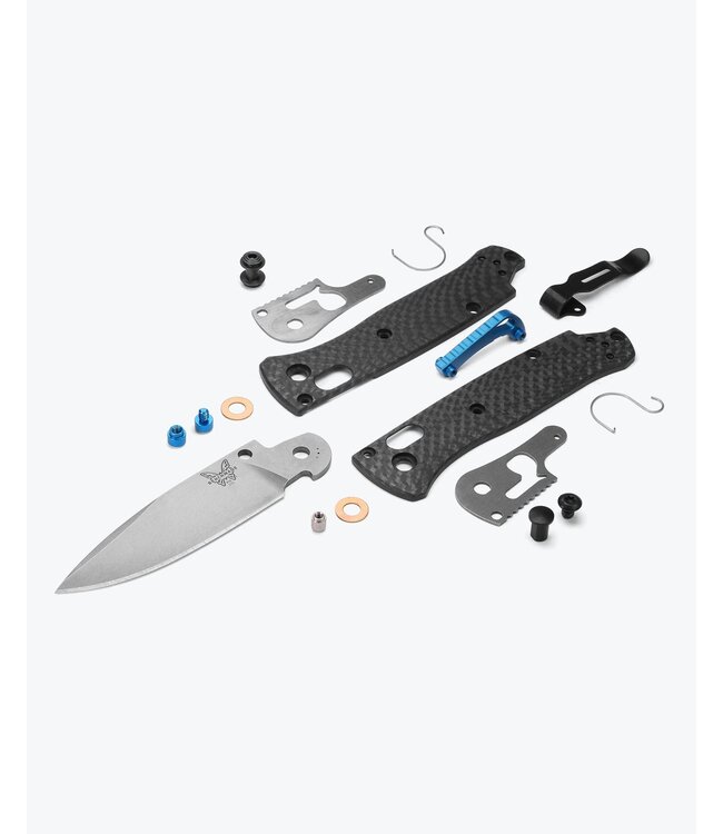 Benchmade 533-3BK Mini Bugout  Axis Drop Point Blue Class