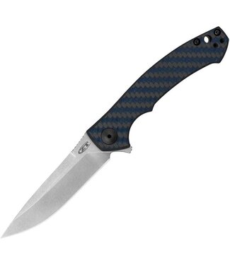 Zero Tolerance Knives Zero Tolerance 0450BLUCF Sinkevich CPM Blue Carbon Fiber
