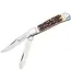 Browning Trapper 2-Blade Knife 2.75" S/S Blade Imitation Stag Handle