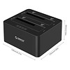 ORICO ORICO Dual Bay SATA to USB3.0 External Hard Drive Docking Station for 2.5 & 3.5 inch HDD, SSD with Duplicator/Clone Function [2 x 6TB support]-Black
