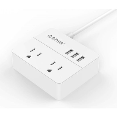 ORICO ORICO Surge Protector 2x AC and 3x USB Charger with High Strength and High Temperature Resistant Fireproof