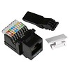 Cat5E RJ45 Tool-less Keystone Jack (Choose color)