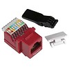 Cat5E RJ45 Tool-less Keystone Jack (Choose color)