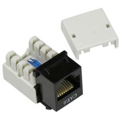 Cat 6 RJ45 110 Type Keystone Jack (Choose color)