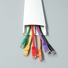 Flat Cable Duct Cable Dual Raceway White (1000 x 76 x 19mm)