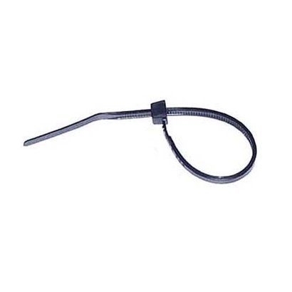 Cable Tie 12in 50lb Nylon Self-Locking Black 100 Pack