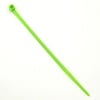 4" Nylon Cable ties, 100pk. UV Green