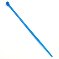 4" Nylon Cable ties, 100pk. UV Blue