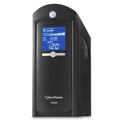 CyberPower CyberPower Intelligent LCD Series CP1500AVRLCD 1500VA 900W 4 x 5-15R Battery/Surge Protected 4 x 5-15R Surge Protected Outlets UPS