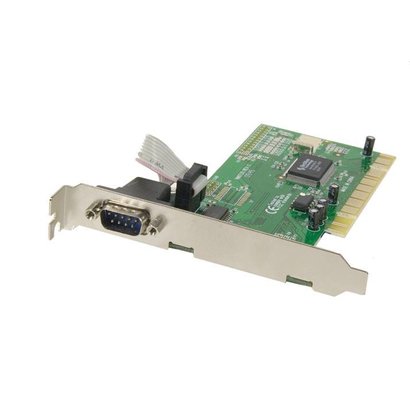 Syba SD-PCI-1S PCI 32-Bit 1x Port Serial DB9 Card, Netmos 9820 Chipset