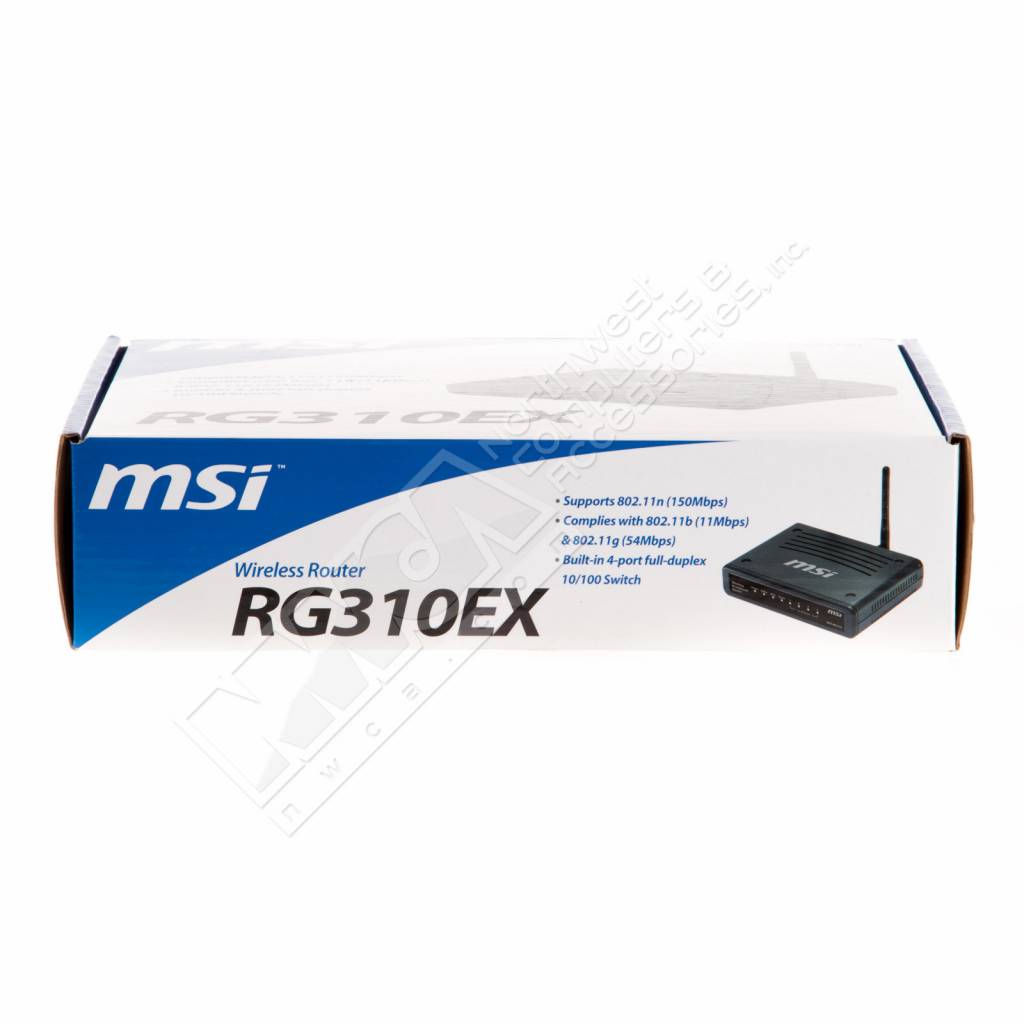 Router MSI RG310EX 150 Mbit/s 4xRJ-45