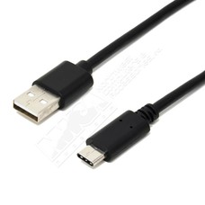 3ft. USB Type C to USB2.0 A Male Cable 1M Black OD:4.0mm